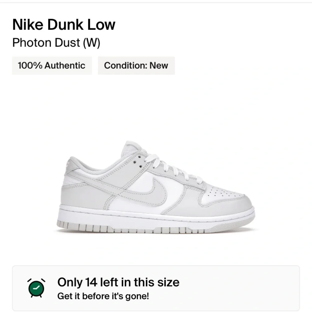Nike Womens Photon Dust Dunk Low - Picture 10 of 10